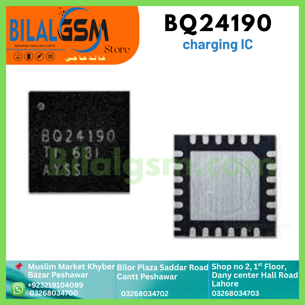BQ24190 Charging IC for Tecno, Infinix, Oppo, Vivo &amp; Redmi Charging Power IC
